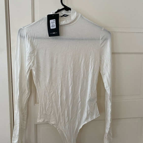 White Fashion Nova Body Suit - Picture 1 of 2